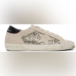Golden Goose Women’s Distressed Super-Star Double Quarter Sneakers